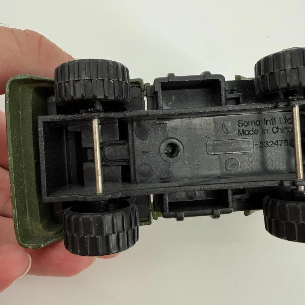 Soma Army Missile Truck Kids‎ 5in Green Camo Military Toy Vehicle